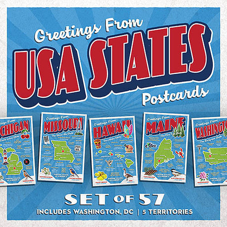 USA State Postcards – Now Available!