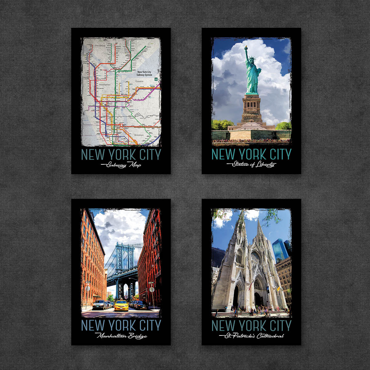 New York City Postcards | Best of Series | Set of 20