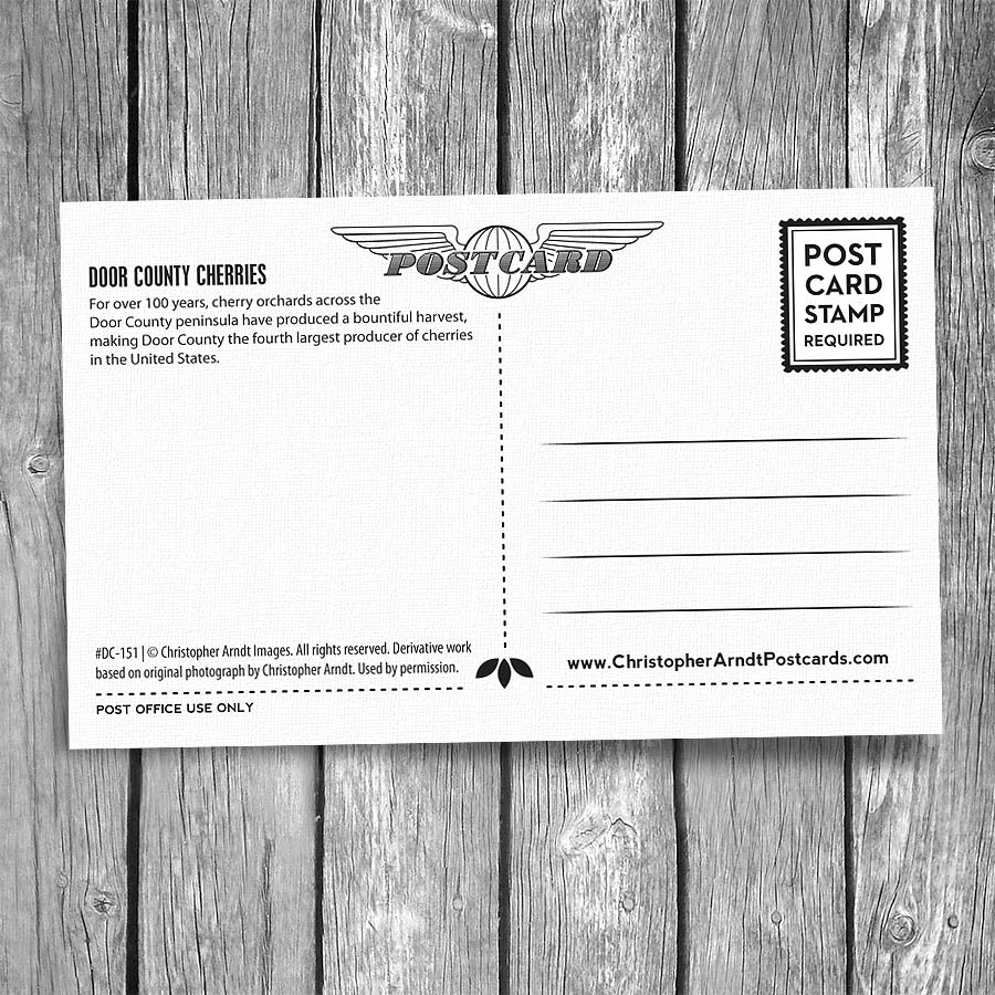 Cherry Barn Postcard