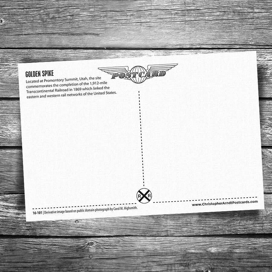 Golden Spike National Historic Site Postcard
