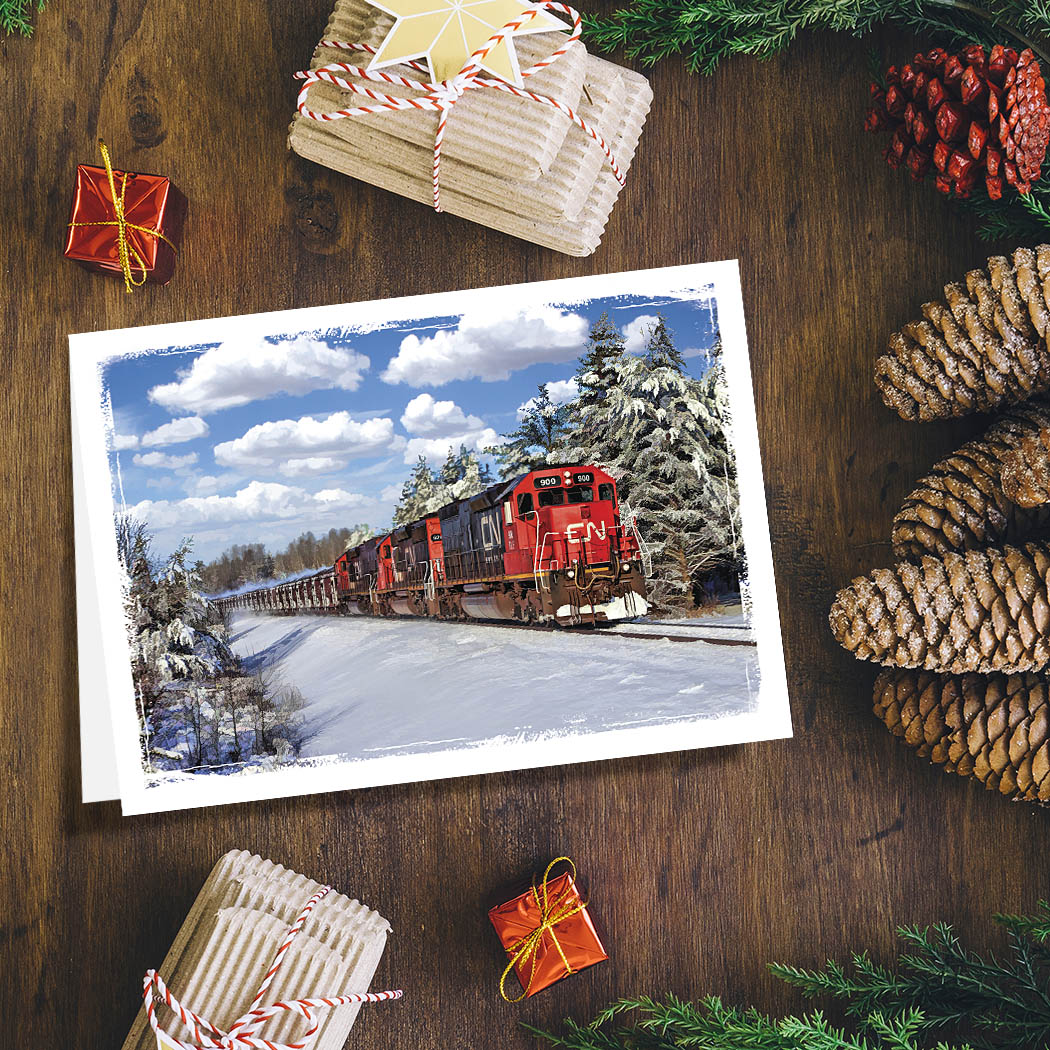 Canadian National Winter | 5x7 Blank Card