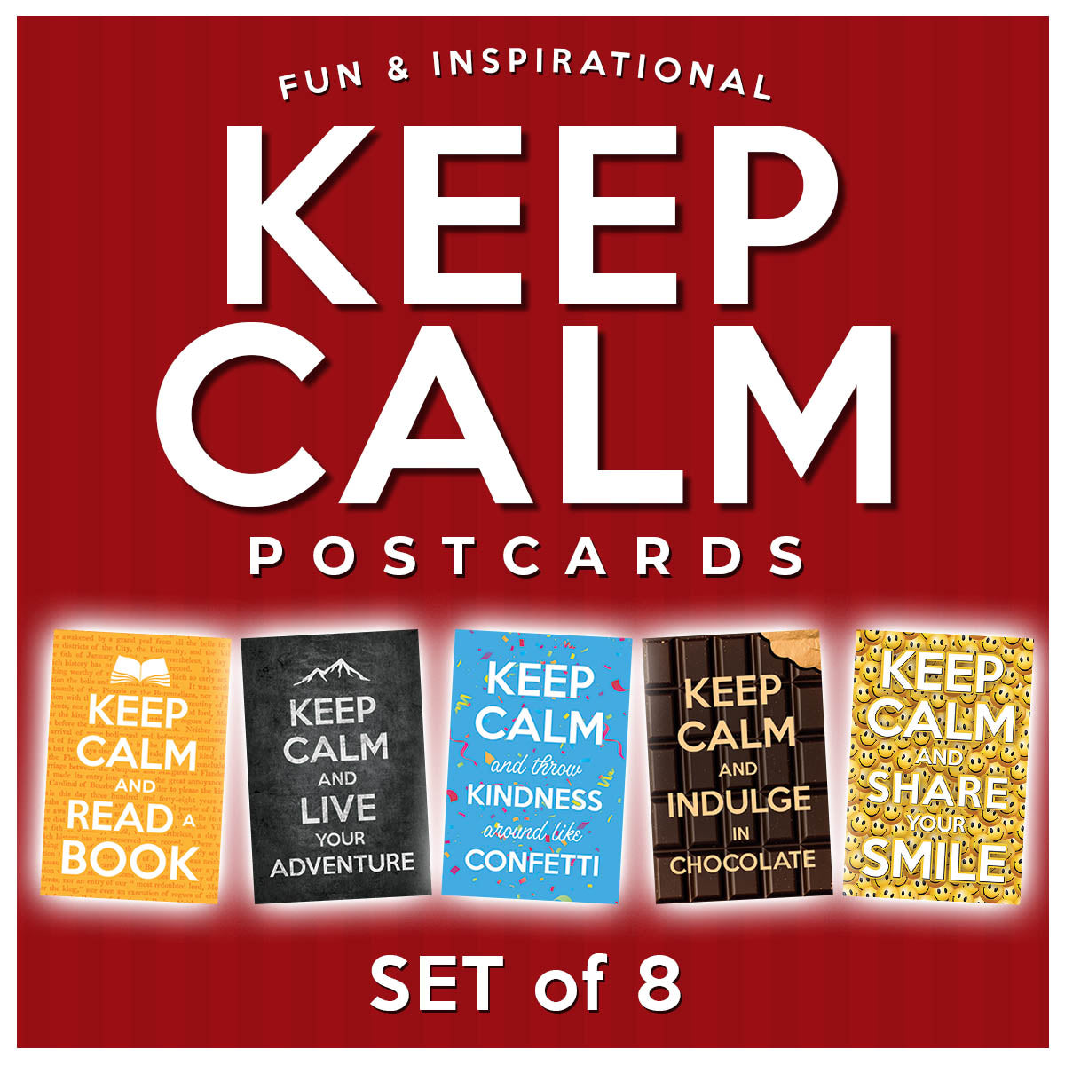 Keep Calm Postcards | Set of 8