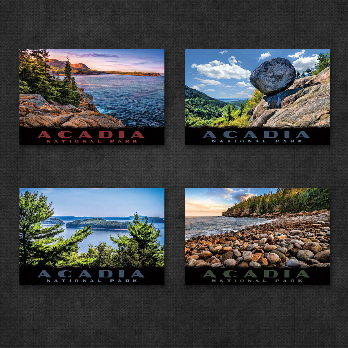 Acadia National Park Postcards | Set of 8