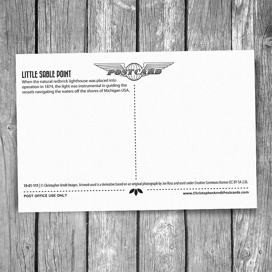 Little Sable Lighthouse Postcard