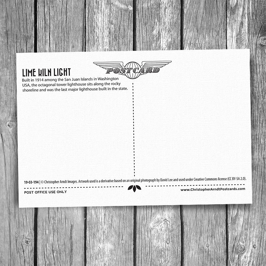 Lime Kiln Lighthouse Postcard
