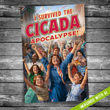 I Survived the Cicada Apocalypse Postcard
