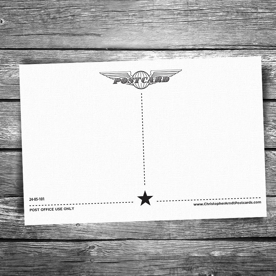 USA State Flag Postcard