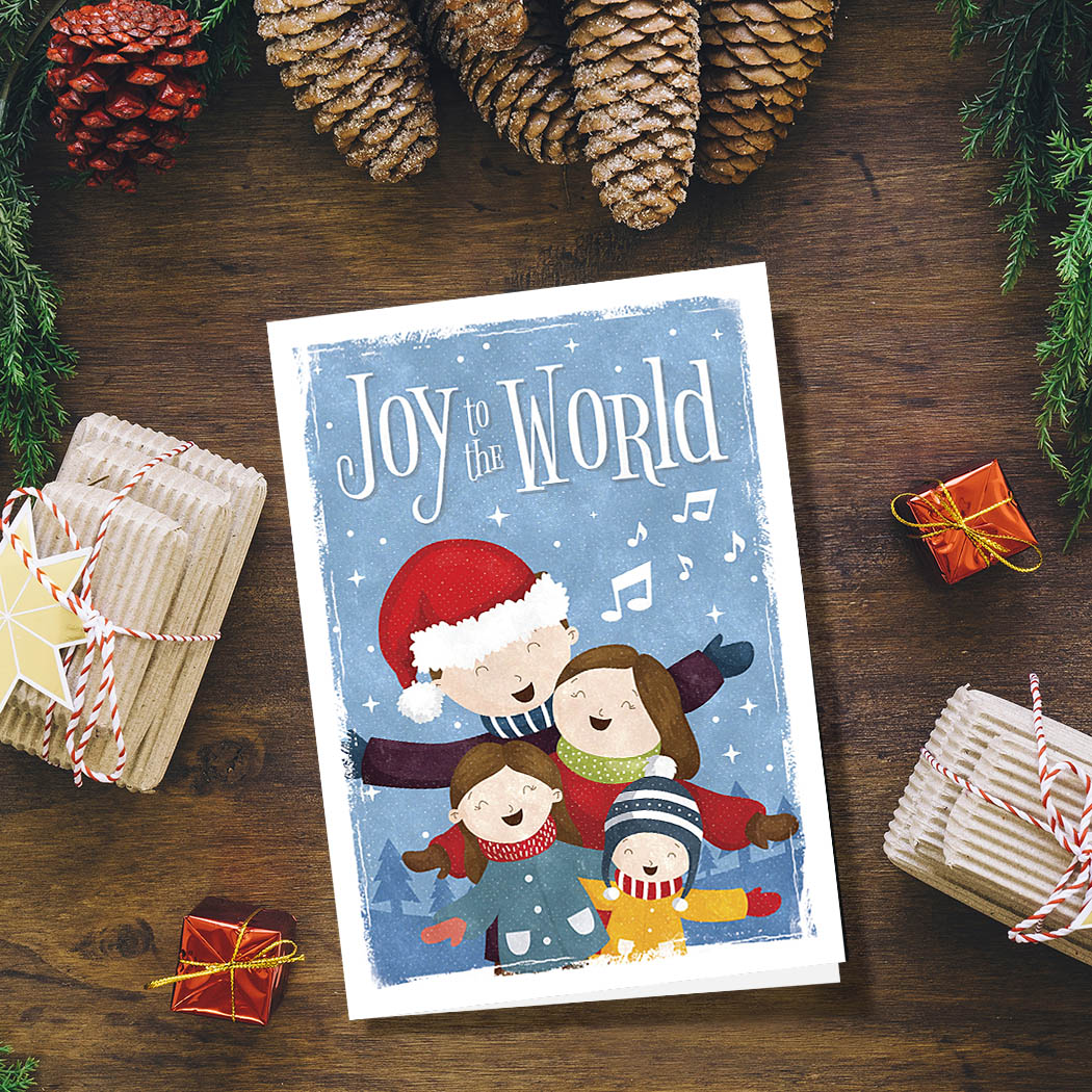 Joy to the World | 5x7 Blank Card