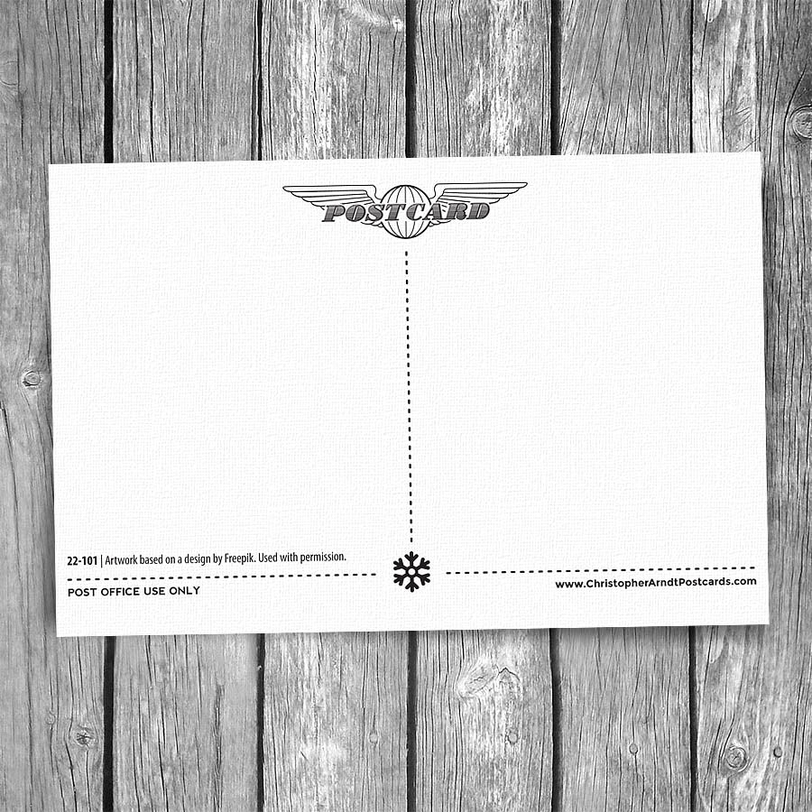 Hello Winter Postcard