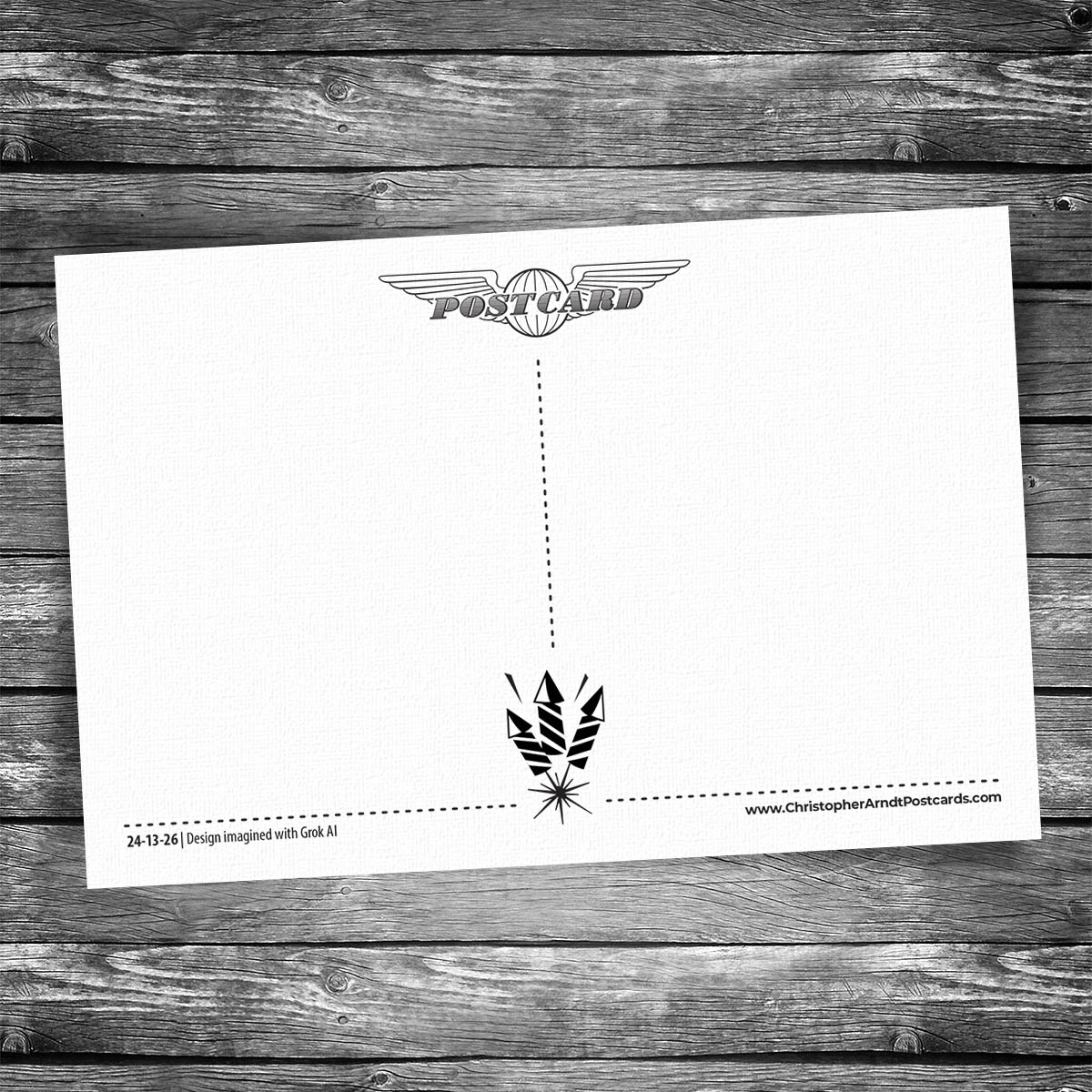 Happy New Year 2026 Postcard