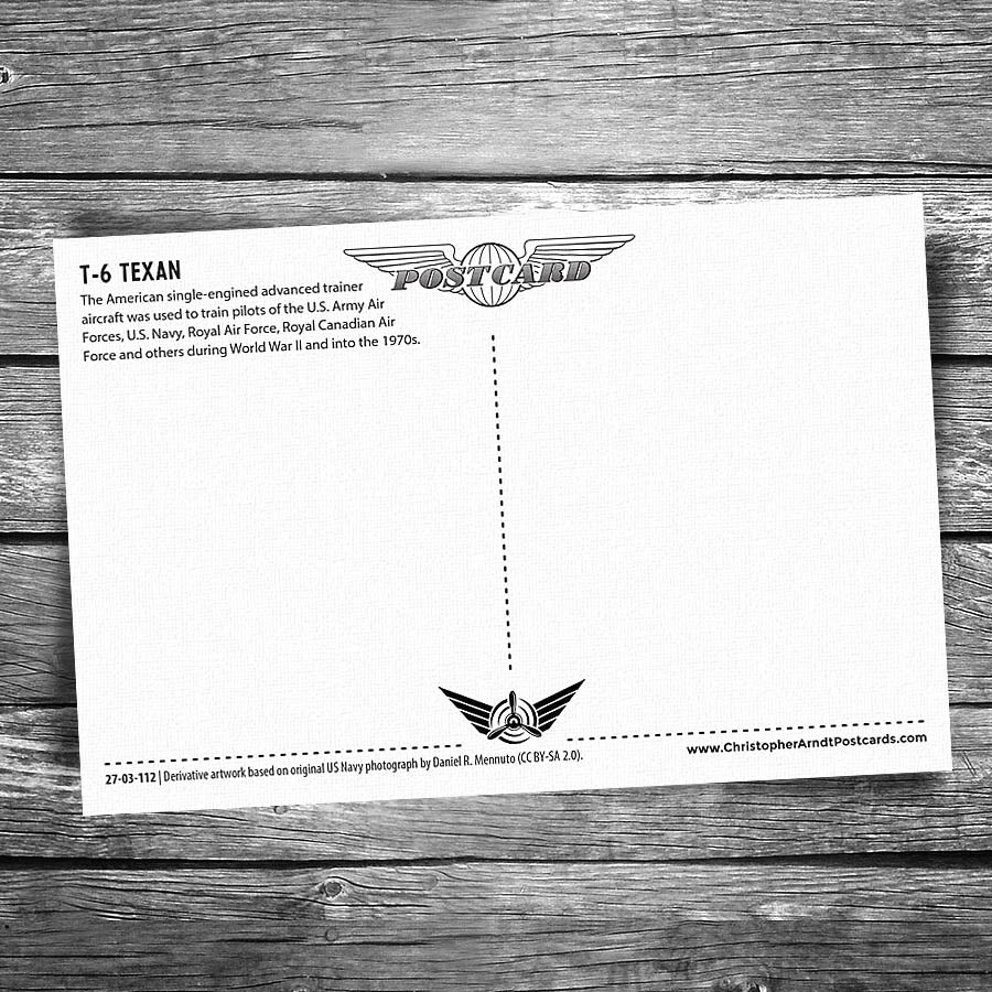 T-6 Texan Postcard