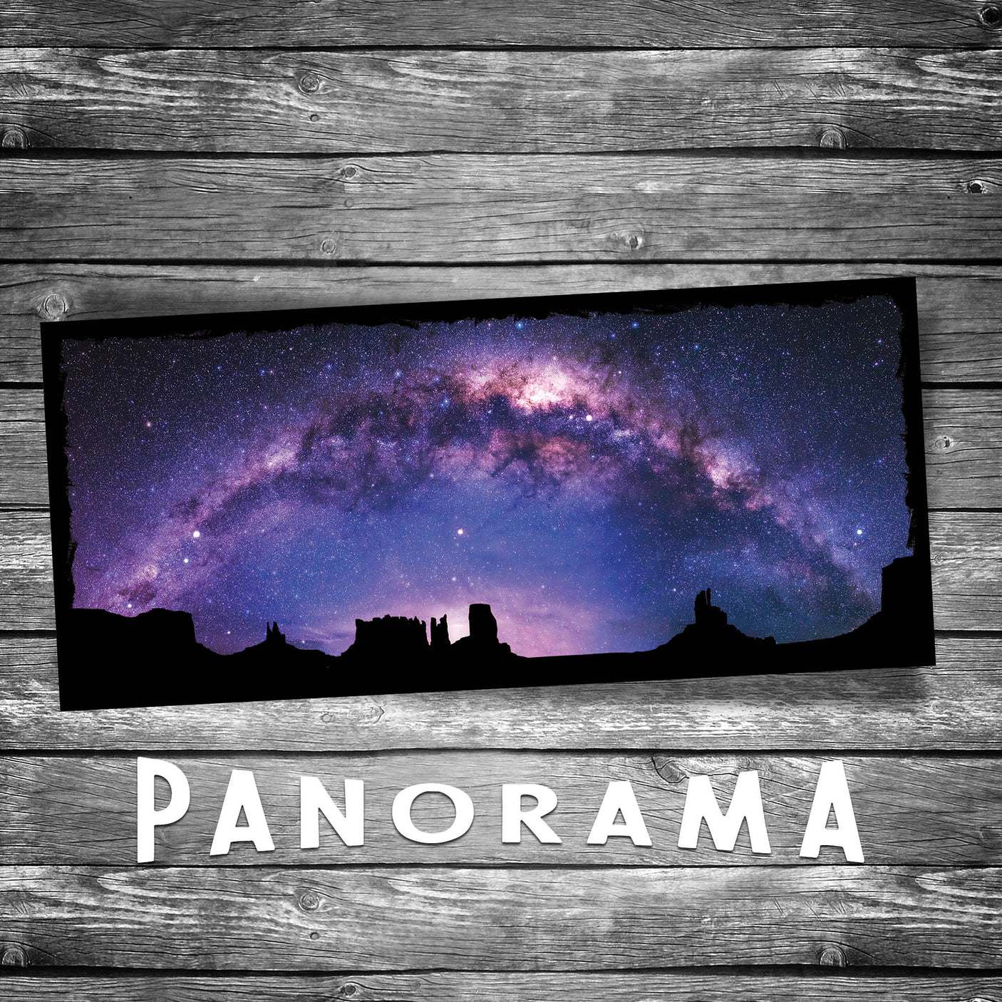 Milky Way Galaxy Panorama Postcard