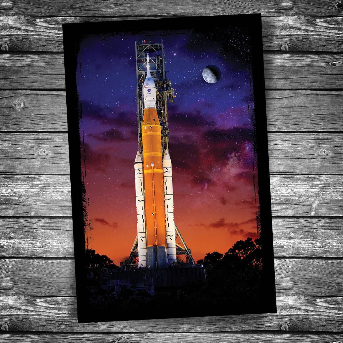 Space Launch System Postcard