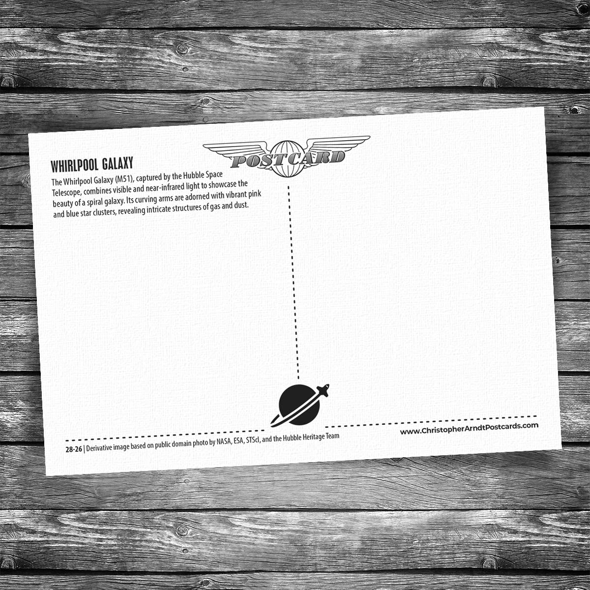 Whirlpool Galaxy Postcard