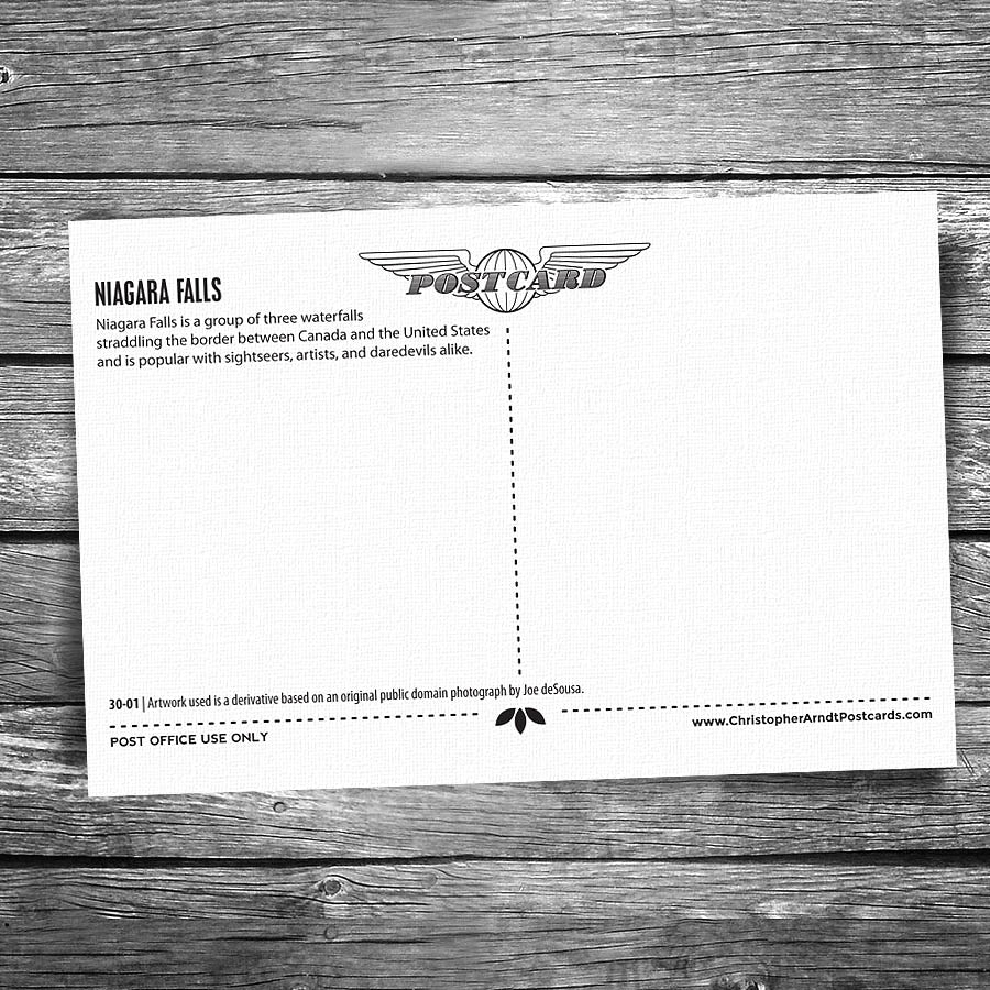 Greetings From Niagara Falls Postcard