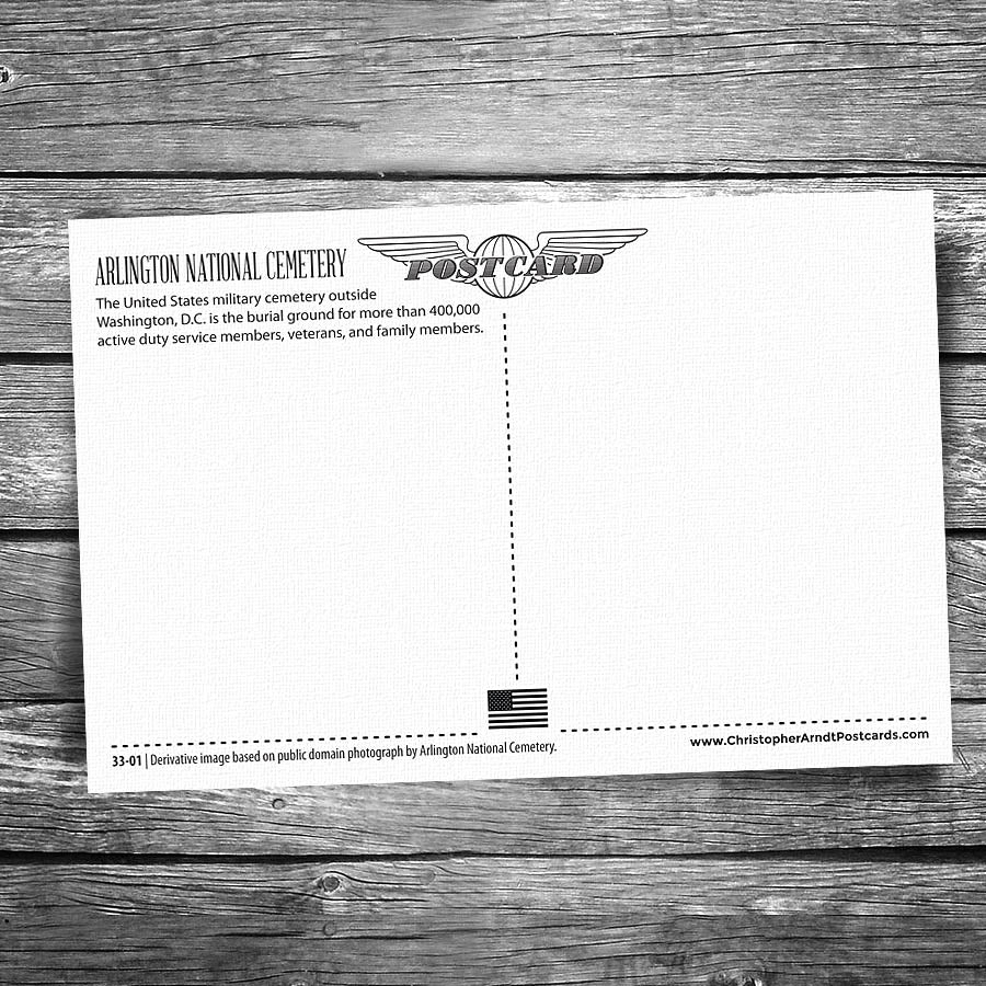 Arlington National Cemetery Postcard