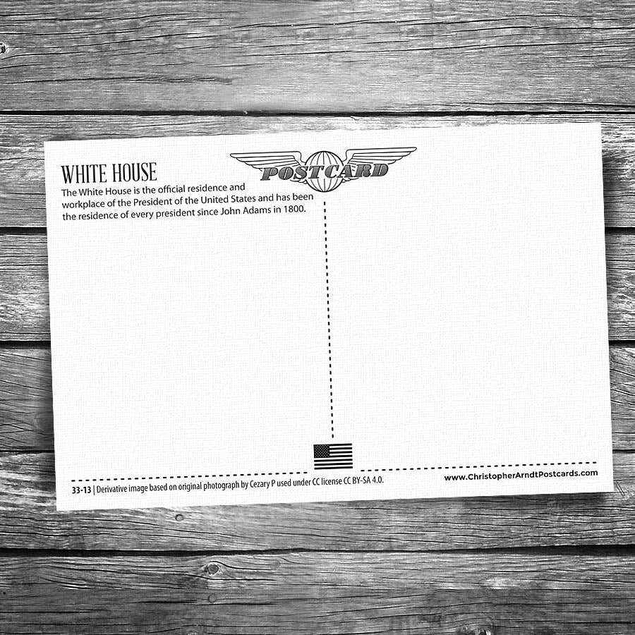 White House Postcard