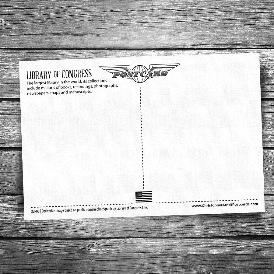 Library of Congress Postcard