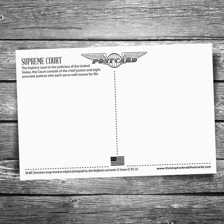 Supreme Court Postcard