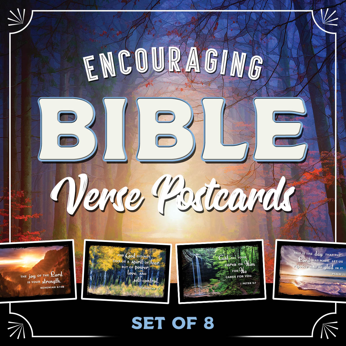 Bible Verse Postcards | Set of 8