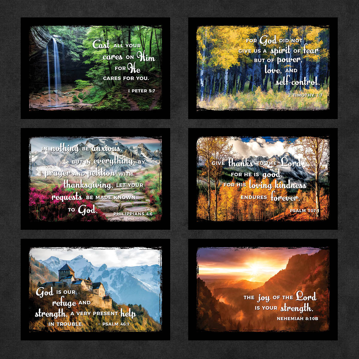 Bible Verse Postcards | Set of 12