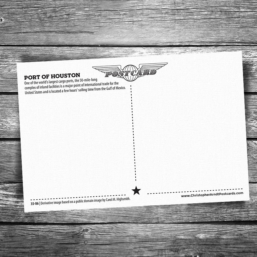 Port of Houston Postcard