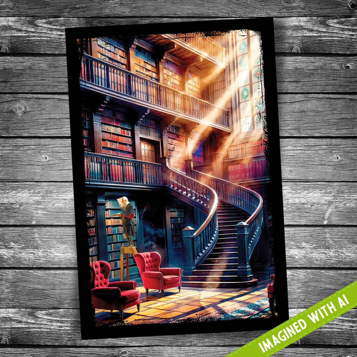 The Bookworm Postcard