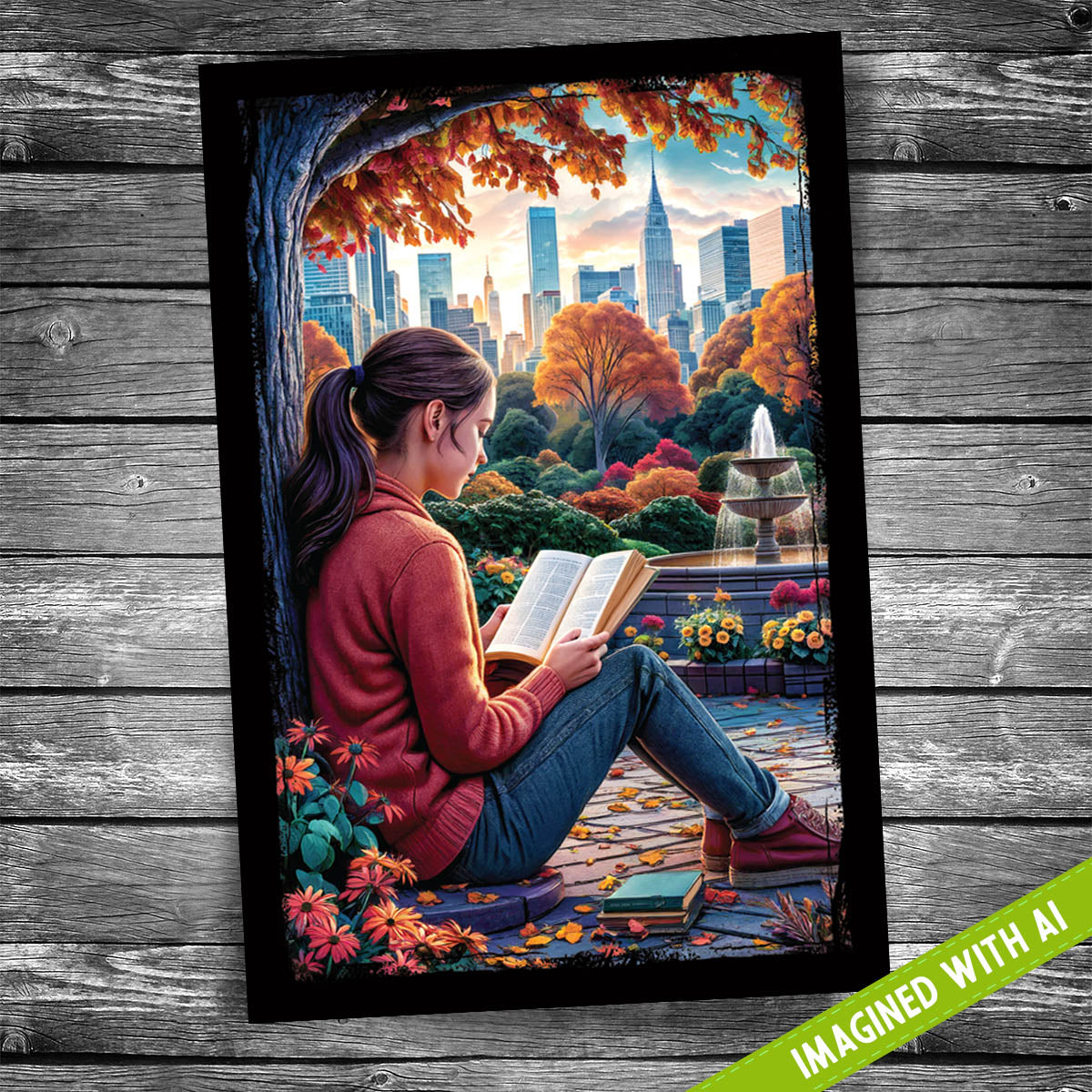 Reading in the City Postcard