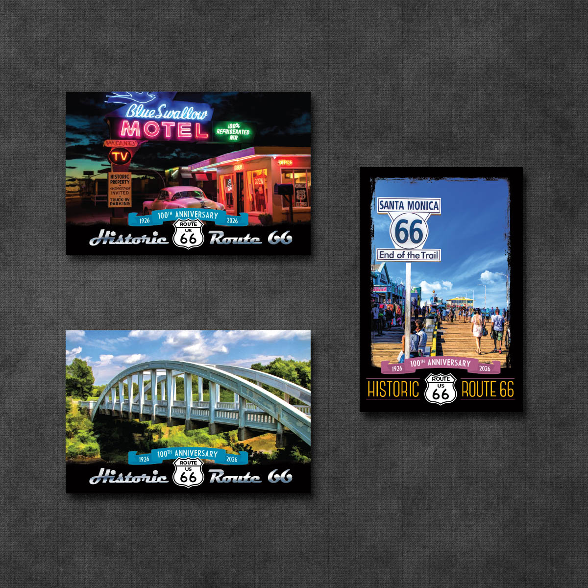 Route 66 Postcards | Set of 36 | 100th Anniversary