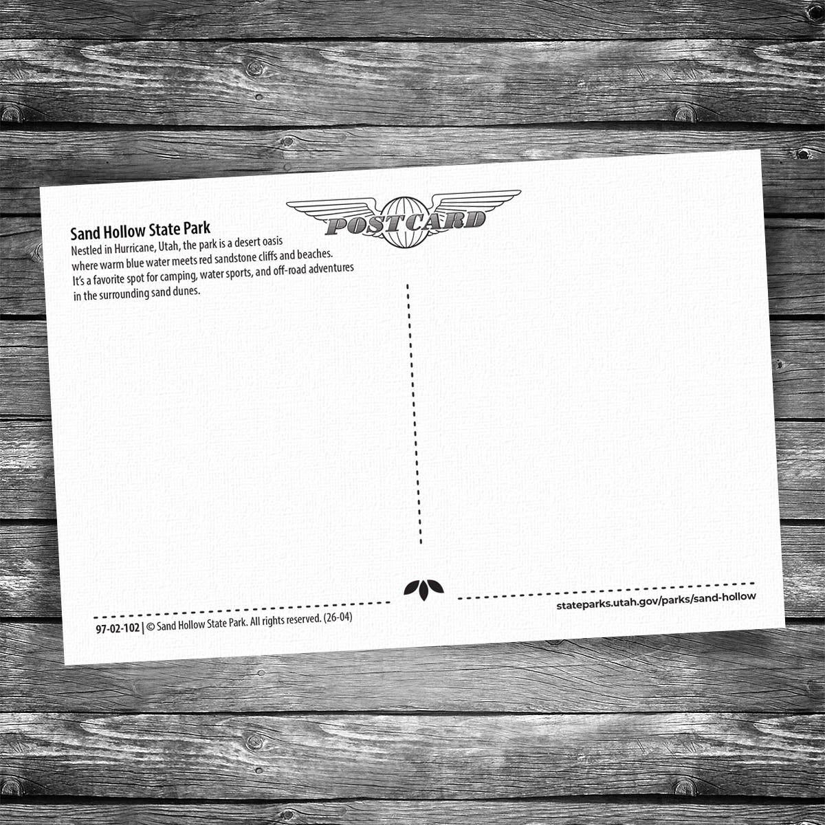 Sand Hollow State Park | 4x6 Postcard No. 2 | Set of 8