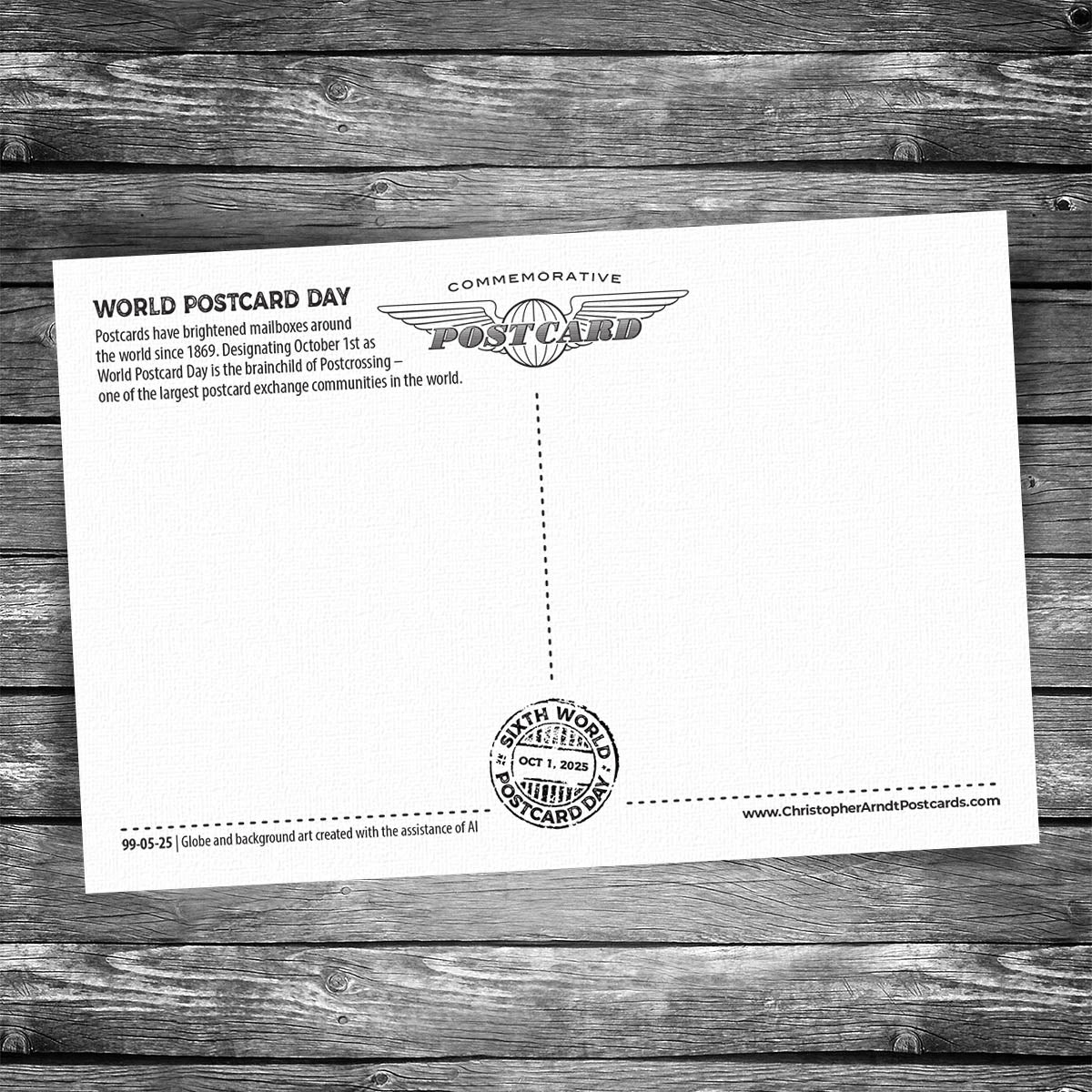 World Postcard Day 2025 Postcard