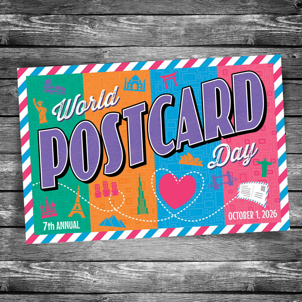 World Postcard Day 2026 Postcard