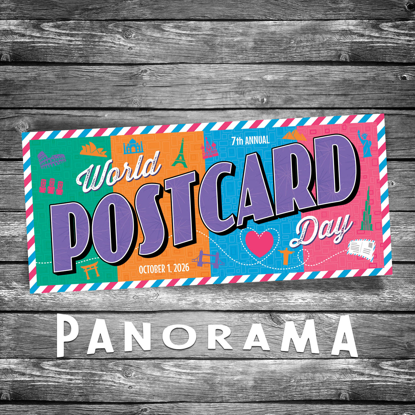 World Postcard Day 2026 Panorama