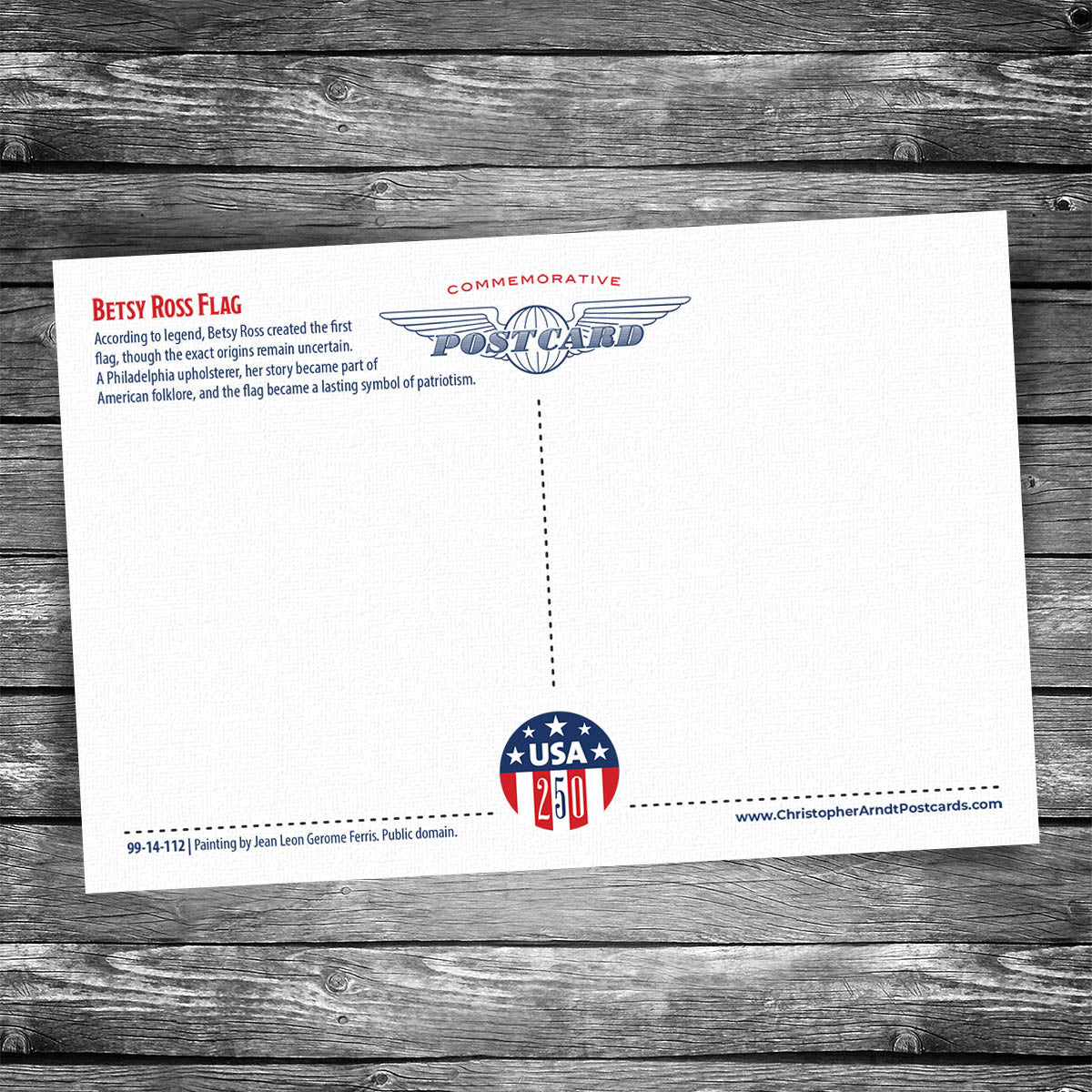 Betsy Ross Flag | 4x6 Postcard