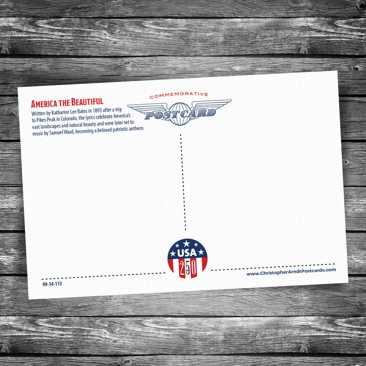 America the Beautiful | 4x6 Postcard