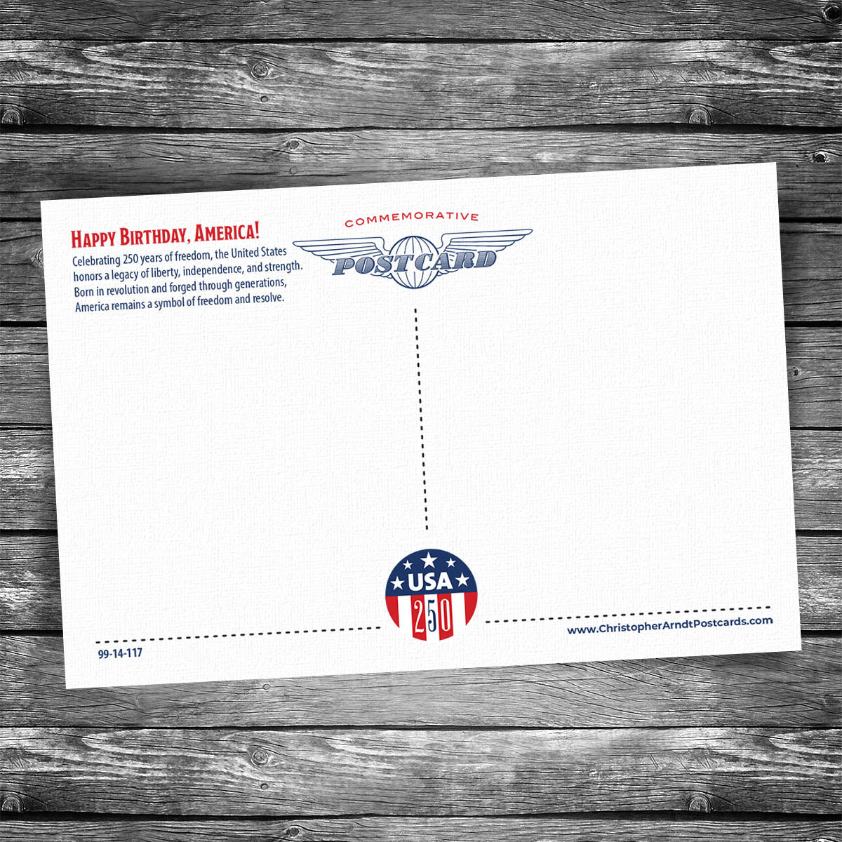 America Baseball Logo | 4x6 Postcard