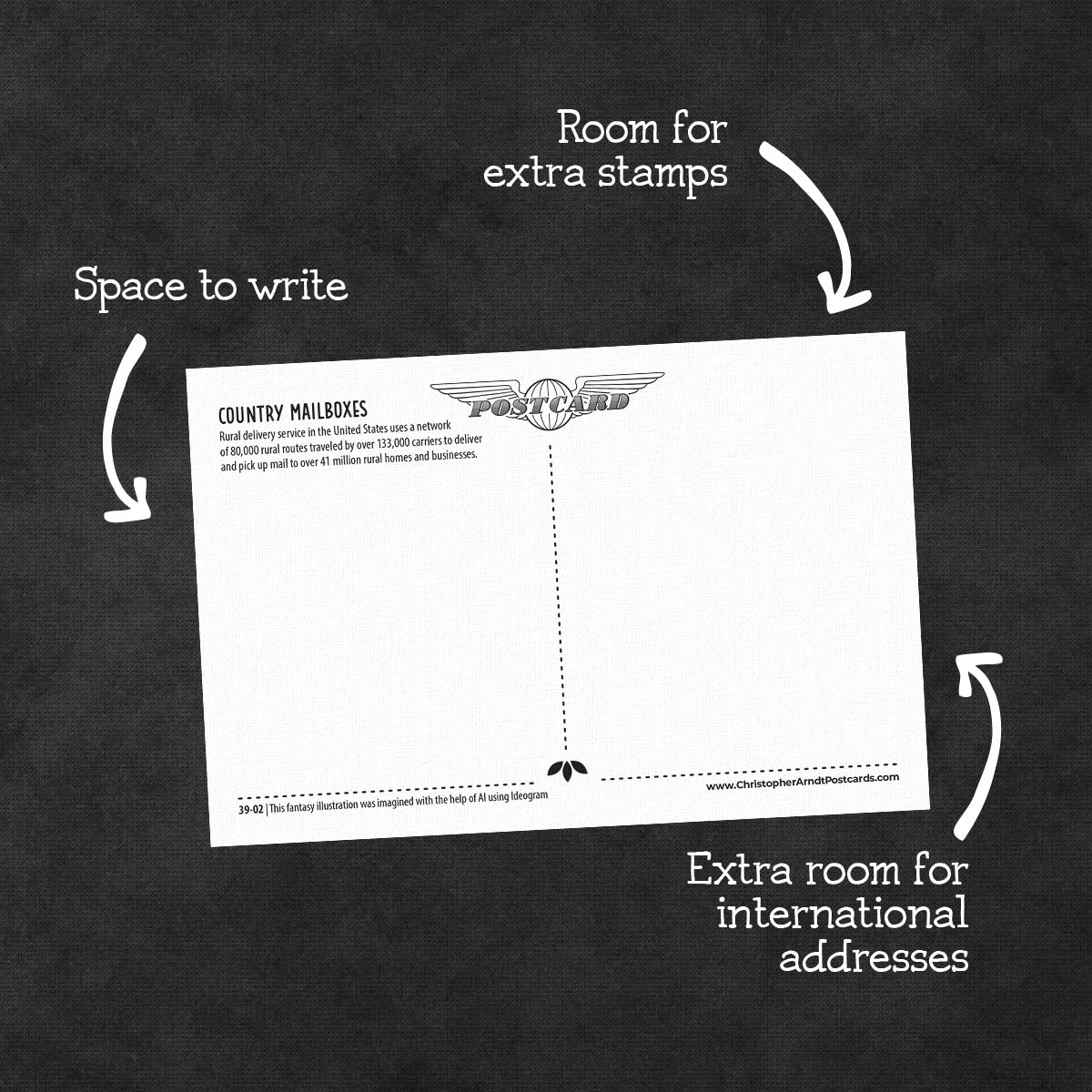 Letters, Books, & More | Postcard Set of 14