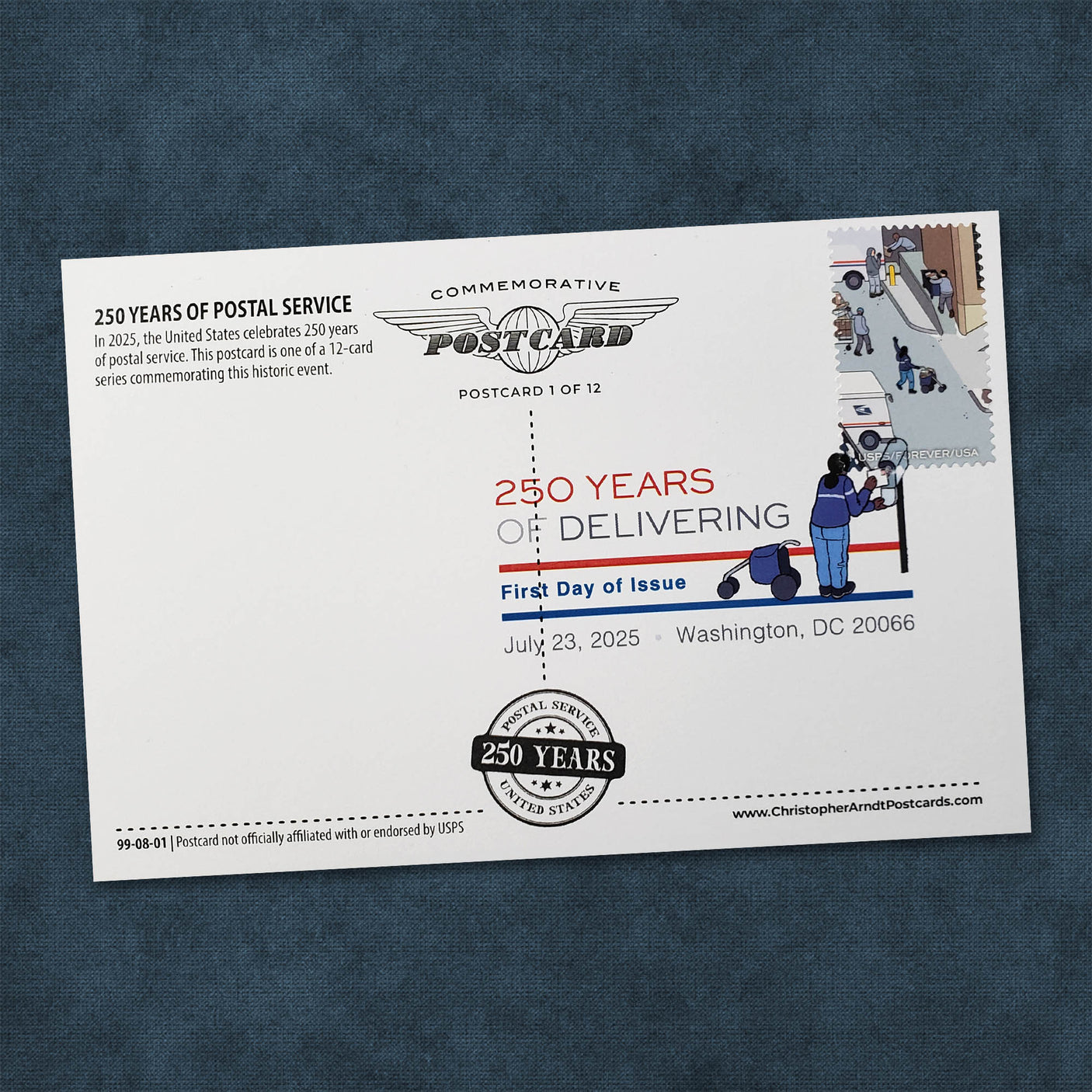 Post Office 250th Anniversary | First Day of Issue | LIMITED-EDITION SET