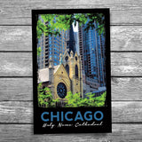 Chicago Holy Name Cathedral Postcard