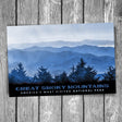 Morning Fog Smoky Mountain National Park Postcard