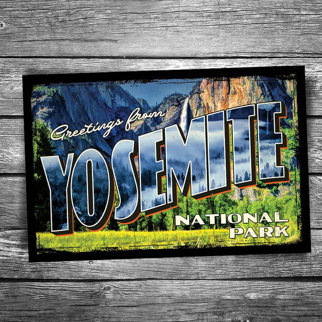 Greetings From Yosemite National Park Postcard