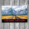 Grand Teton National Park Mountain Range Postcard
