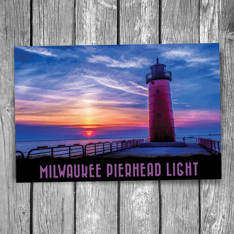 Milwaukee Pierhead Lighthouse Postcard