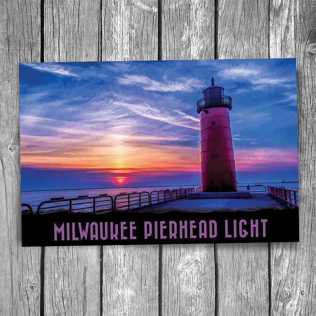 Milwaukee Pierhead Lighthouse Postcard