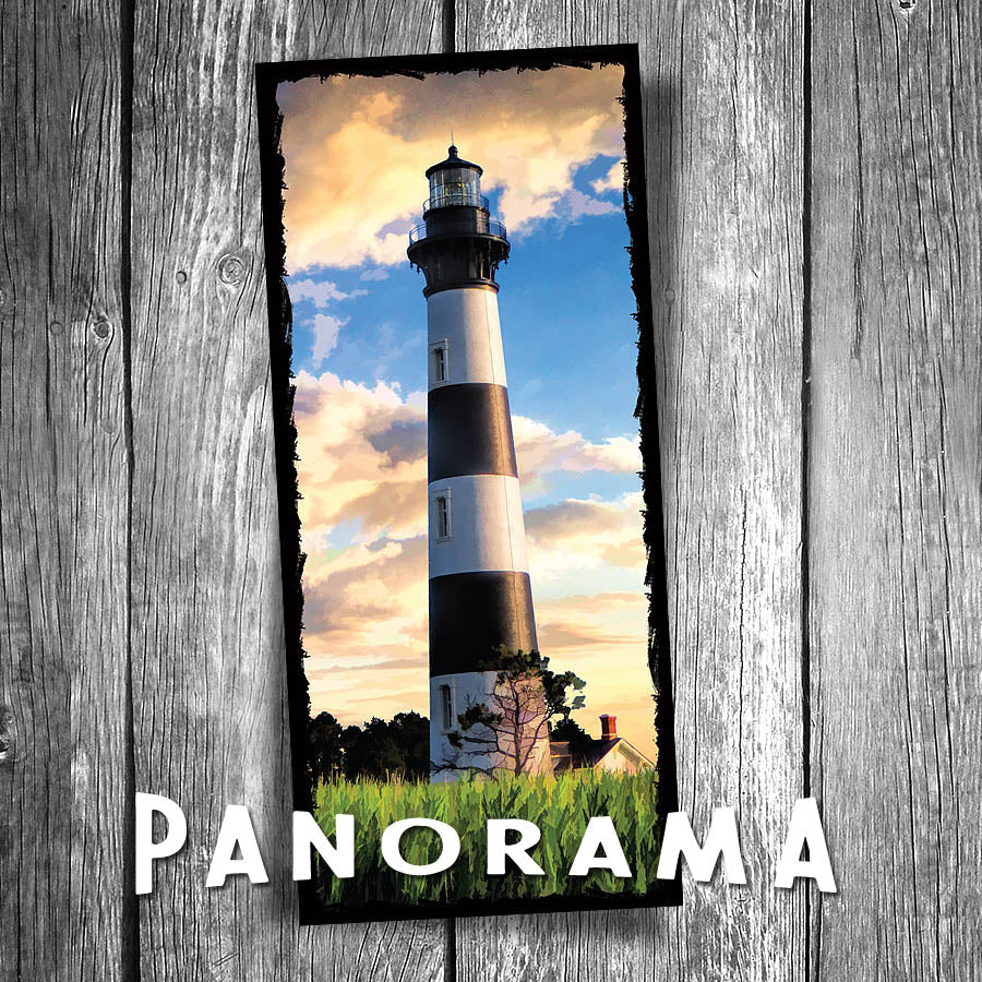 Bodie Island Lighthouse Panorama Postcard