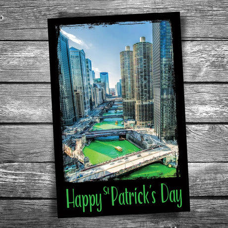 Green Chicago River St Patrick's Day