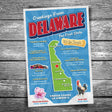 Greetings from Delaware Postcard