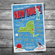 Greetings from New York State Postcard