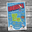 Greetings from Louisiana Postcard