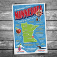 Greetings from Minnesota Postcard